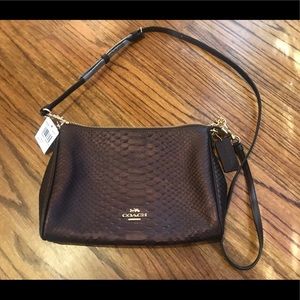 NWT Python Coach Crossbody